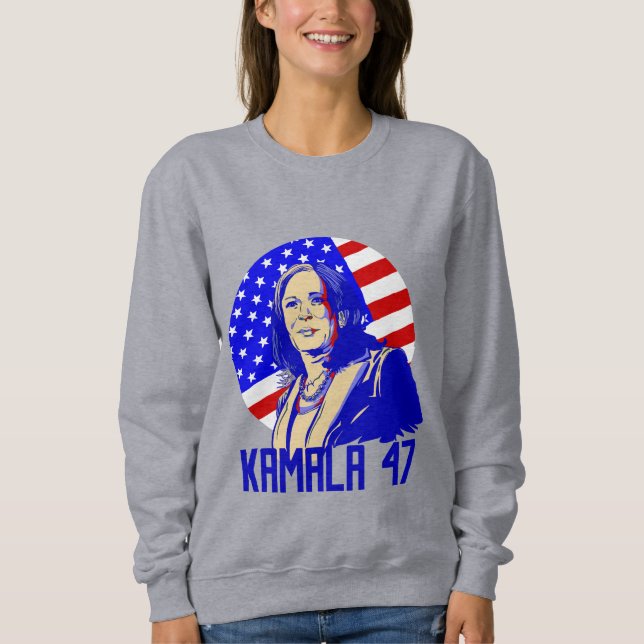 Moletom presidente kamala harris 47 (Frente)
