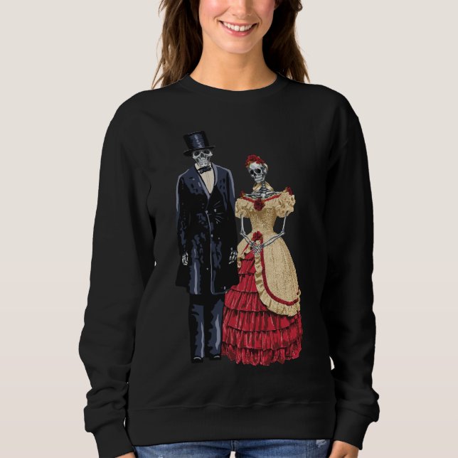 Moletom Presidente Lincoln Skeleton, Esqueleto de Hallowee (Frente)