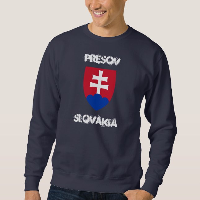 Moletom Presov, Eslováquia com casaco de armas (Frente)