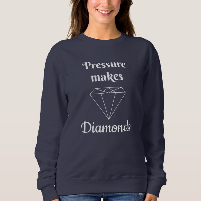 Moletom Pressão faz diamantes (Frente)