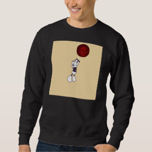 Moletom Preto da camisola do robô de Constructus