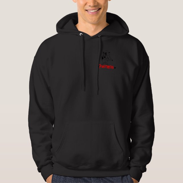 Moletom Preto do Hoodie do elogio de Edimburgo Napier (Frente)
