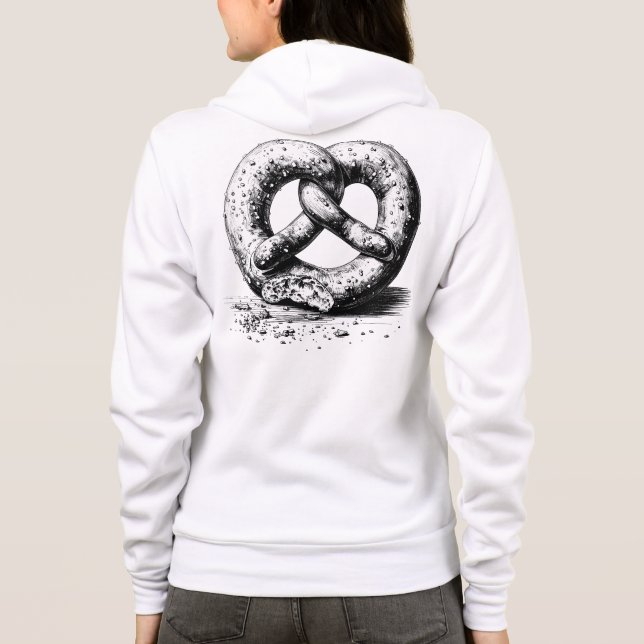 Moletom Preto Impressão sem traço, prenszel frontal e tras (Verso)