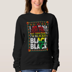 Moletom Preto Negro Negro A Cada Mês História Preta Bhm Af