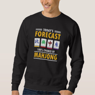 Moletom Previsão de Mahjong 100 Chance de Mahjong