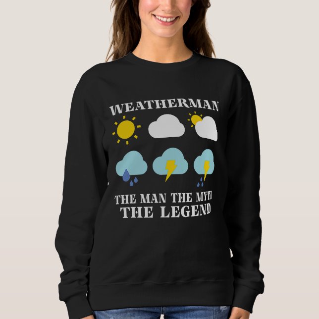Moletom Previsão de Meteorologia Meteorologista Clima (Frente)
