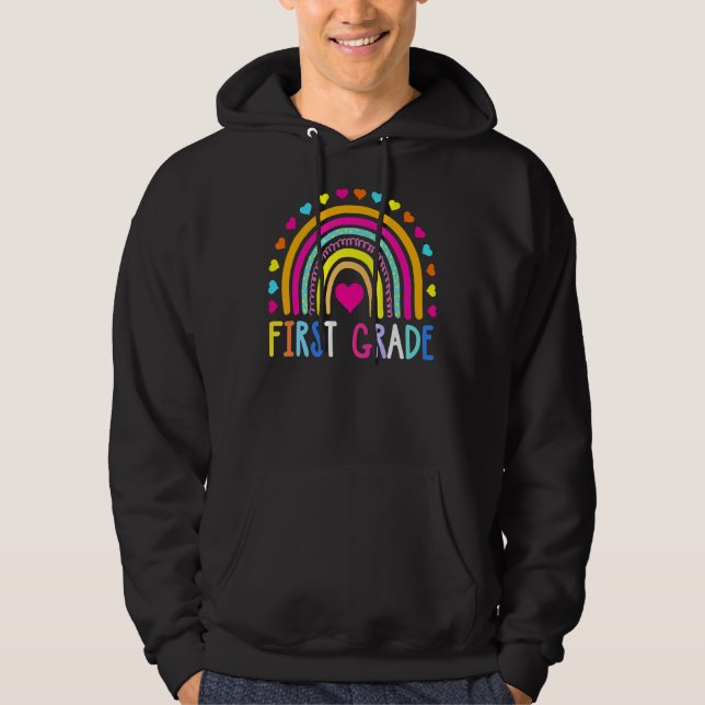 Moletom Primeira Grau Rainbow Girls Boys Equipe de Profess (Frente)