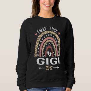Moletom Primeira Vez Gigi 2022 Leopard Rainbow Nova Avó