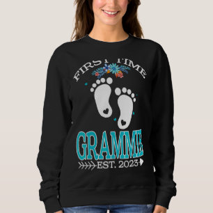 Moletom Primeira Vez Que Grammie 2023 Dia de os pais Ser B