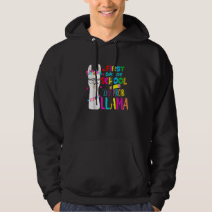 Moletom Primeiro Dia De Aula Professor Sem Prob Llama Meni