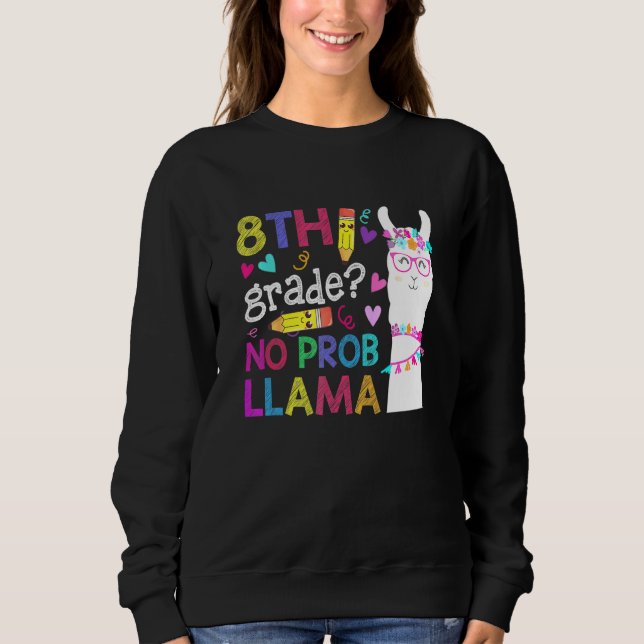 Moletom Primeiro Dia do Professor Sem Prob-Llama (Frente)