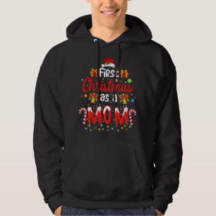 Moletom Primeiro Natal Como Mãe Noel Hat Ugly Família Xmas