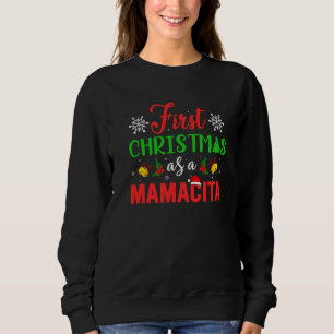 Moletom Primeiro Natal como um Grupo Mamacita Corresponden