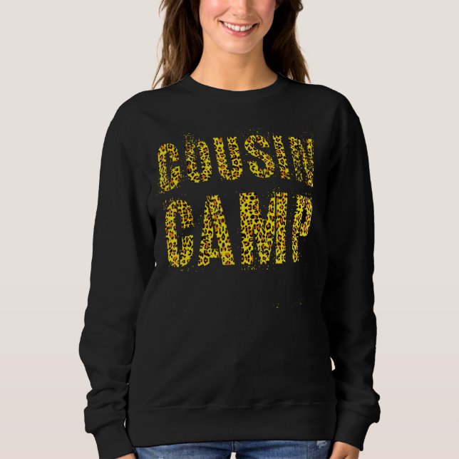 Moletom Primo Camp Leopard Impressão Nana Dada Reeducação  (Frente)