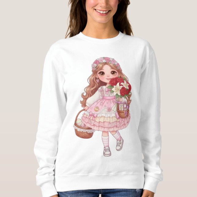 Moletom princesa dos corações (Frente)