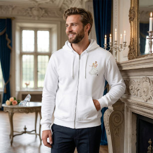 Moletom Princesa Loira e Príncipe Encantador Conto de Fada