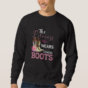 Moletom Princesa veste botas de vaqueira design