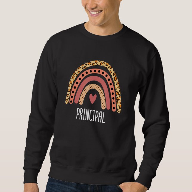 Moletom Principal Rainbow Lepard Print School Principal (Frente)