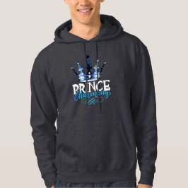 Moletom Príncipe Encantado nós te amamos! coroa azul desco