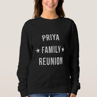 Moletom Priya Family Reunion Matation Squad Primeiro Nome