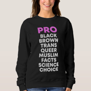 Moletom Pro Black Brown Choice Queer Trans Science Gay in