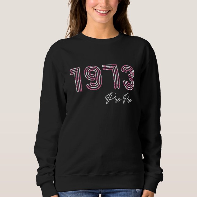 Moletom Pró Roe 1973 Aborto Pink Leopard Womens Rights R (Frente)