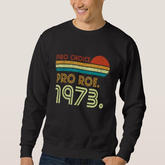 Moletom Pro Roe 1973 Roe Vs Wade Pro Choice Direitos das M (Frente)