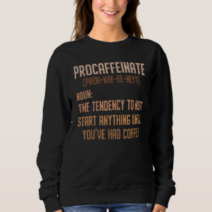 Moletom Procafeinate Caffeine Drinker Breu Café Espre