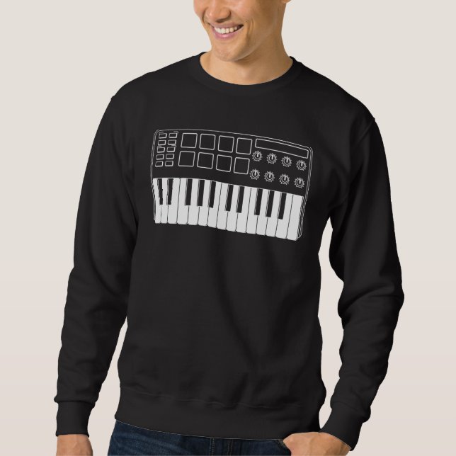 Moletom Produtor Musical Tecladista Compositor Gravar Músi (Frente)