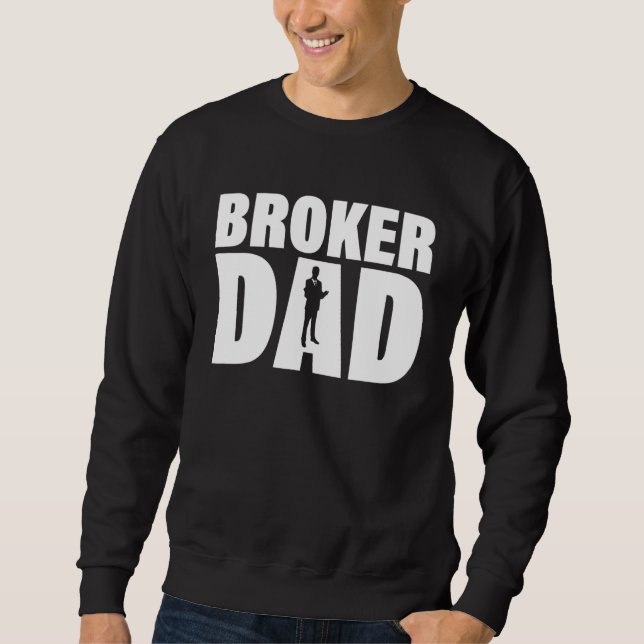 Moletom Profession Job For Men Broker Dad (Frente)