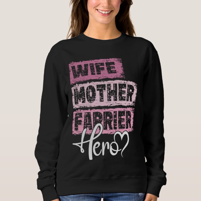 Moletom Profession mom hero mother Farrier  1 (Frente)