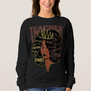 Moletom Professor Black Afro Melanin Queen African Black S
