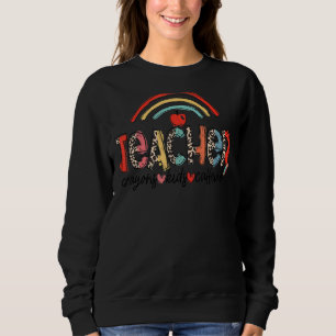 Moletom Professor Crayons Kids Caffeine Leopard Rainbow Co