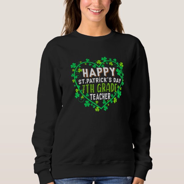 Moletom Professor de 7 Feliz da Série Irish Sha (Frente)