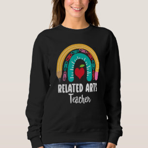Moletom Professor De Artes Relacionadas Boho Rainbow Para 