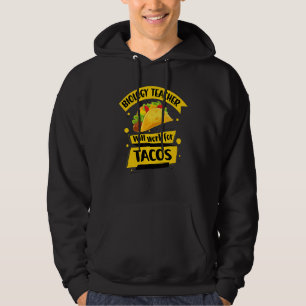 Moletom Professor De Biologia Trabalhará Para Tacos Biolog