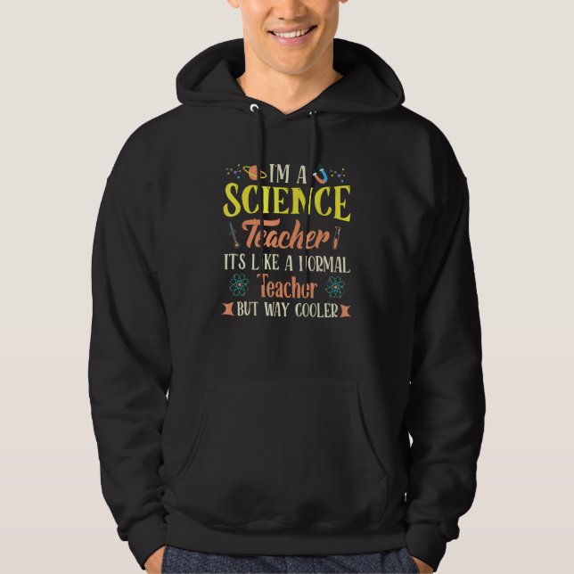 Moletom Professor De Ciência Como Um Professor Normal Mas  (Frente)