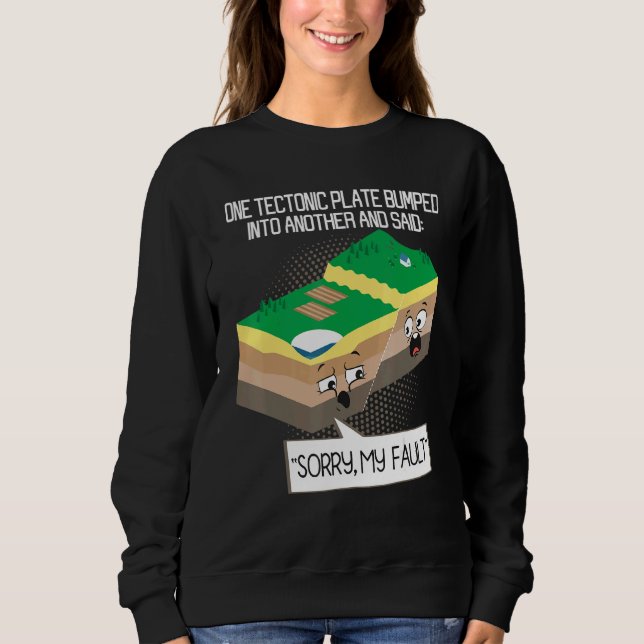 Moletom Professor de Ciência da Terra em Geologia de Plata (Frente)