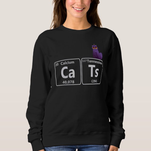 Moletom Professor de Ciência de Elementos de Mesa Periódic (Frente)