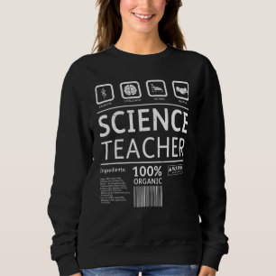Moletom Professor de Ciências Física Química Biologia