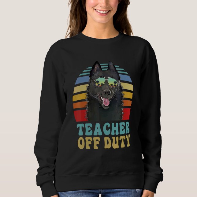 Moletom Professor de Direito Schipperke Dog Summer (Frente)