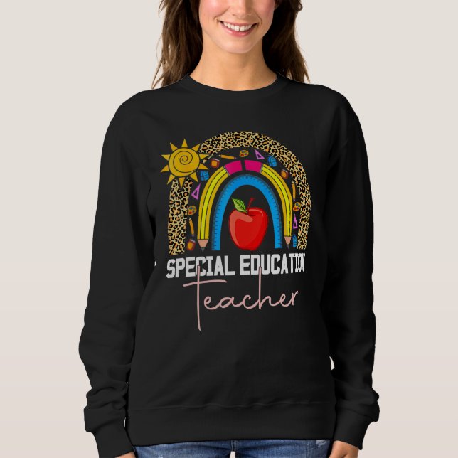 Moletom Professor de Educação Especial Sped Ed SPED Leopar (Frente)