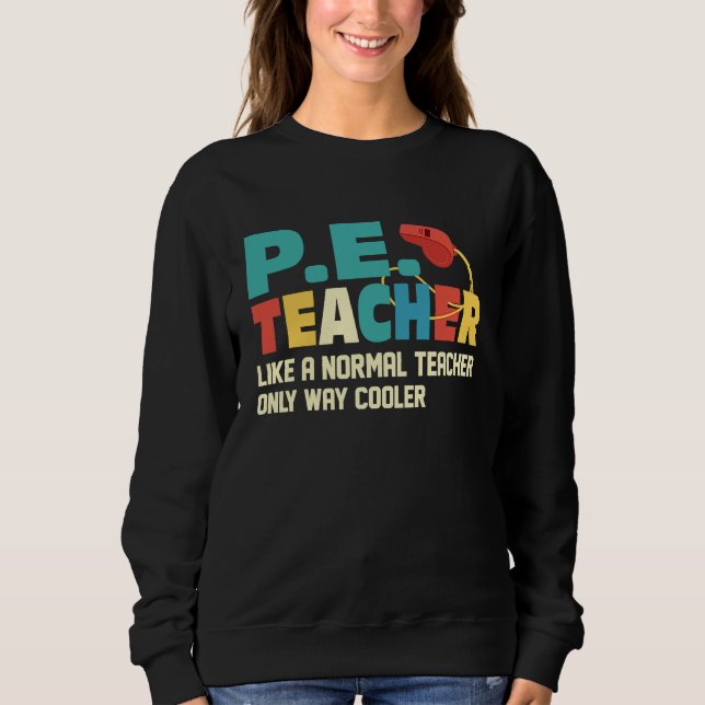 Moletom Professor de Educação Física Como Um Professor Nor (Frente)