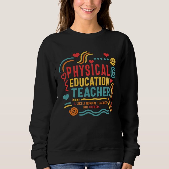 Moletom Professor de Educação Física Instrutor de Ginástic (Frente)
