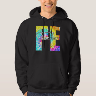 Moletom Professor De Ensino Físico Tie Dye Pe Primeiro Dia