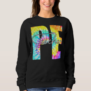 Moletom Professor De Ensino Físico Tie Dye Pe Primeiro Dia