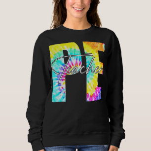 Moletom Professor De Ensino Físico Tie Dye Pe Primeiro Dia