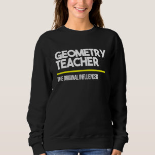Moletom Professor de Geometria Influenciador Original Alto
