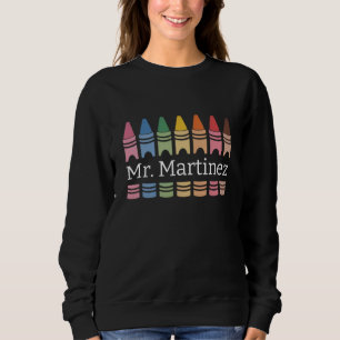 Moletom Professor de Giz de Cera Personalizado Nome Fofo C