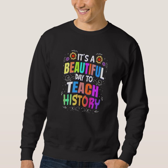 Moletom Professor de História do Belo Dia para Ensinar (Frente)
